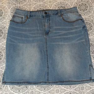 Bit & Bridle denim skirt